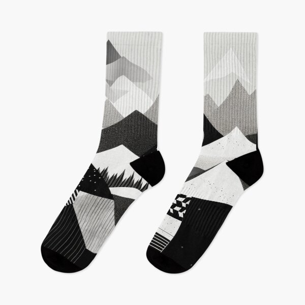 Artikelvorschau, Entdecken Sie "Simplistic & Minimalistic Snowy Winter Alps" mit Bauhaus-Flair entworfen und verkauft von ArtificialGenes.