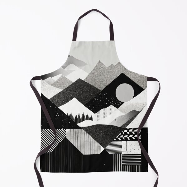 Artikelvorschau, Entdecken Sie "Simplistic & Minimalistic Snowy Winter Alps" mit Bauhaus-Flair entworfen und verkauft von ArtificialGenes.