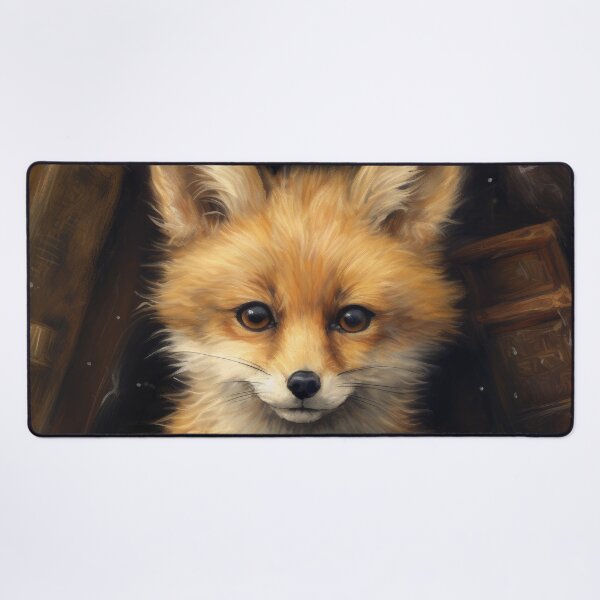Item preview, little cute fox puppy in books designed and sold by WallyPink.