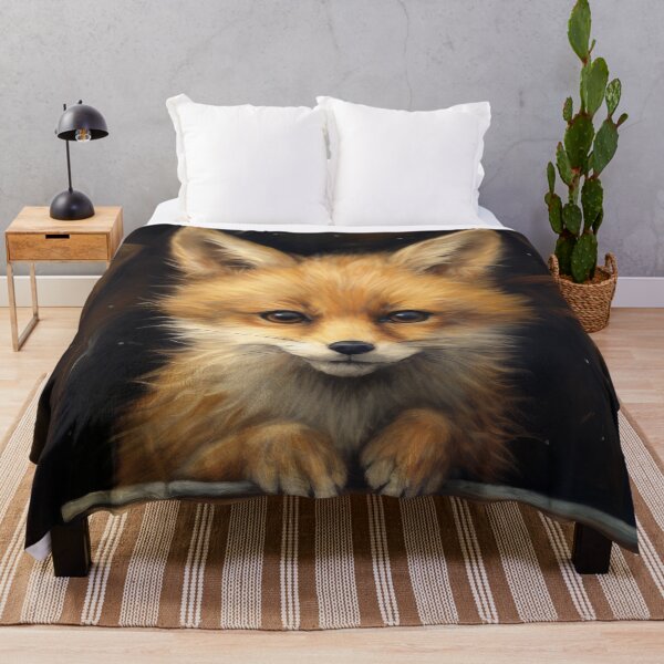 Item preview, little cute fox puppy in books designed and sold by WallyPink.