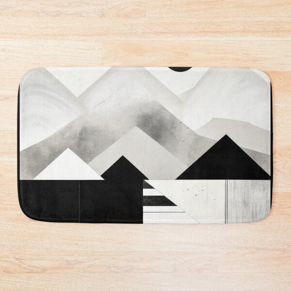 Artikelvorschau, Entdecken Sie "Simplistic & Minimalistic Snowy Winter Alps" mit Bauhaus-Flair entworfen und verkauft von ArtificialGenes.