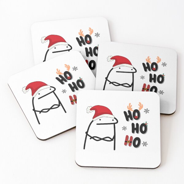 Item preview, Ho Ho Ho Christmas Bored Flork Meme designed and sold by PixelPerfct.