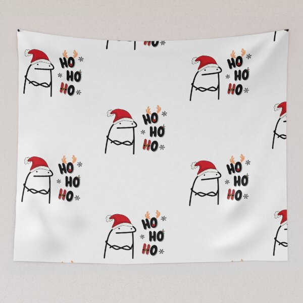 Item preview, Ho Ho Ho Christmas Bored Flork Meme designed and sold by PixelPerfct.