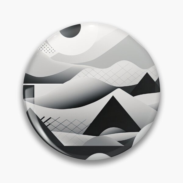 Artikelvorschau, Entdecken Sie "Simplistic & Minimalistic Snowy Winter Alps" mit Bauhaus-Flair entworfen und verkauft von ArtificialGenes.