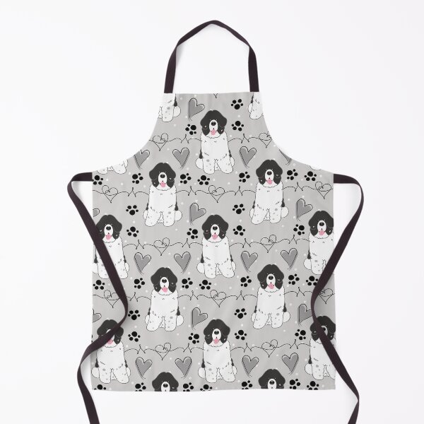 Item preview, LOVE Black White Newfie Newfoundland Landseer Dog 3 designed and sold by Lulupainting.