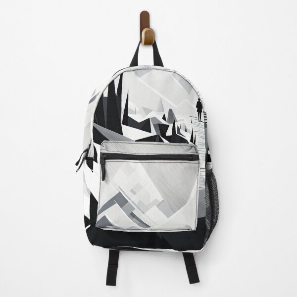 Artikelvorschau, Entdecken Sie "Simplistic & Minimalistic Snowy Winter Alps" mit Bauhaus-Flair entworfen und verkauft von ArtificialGenes.