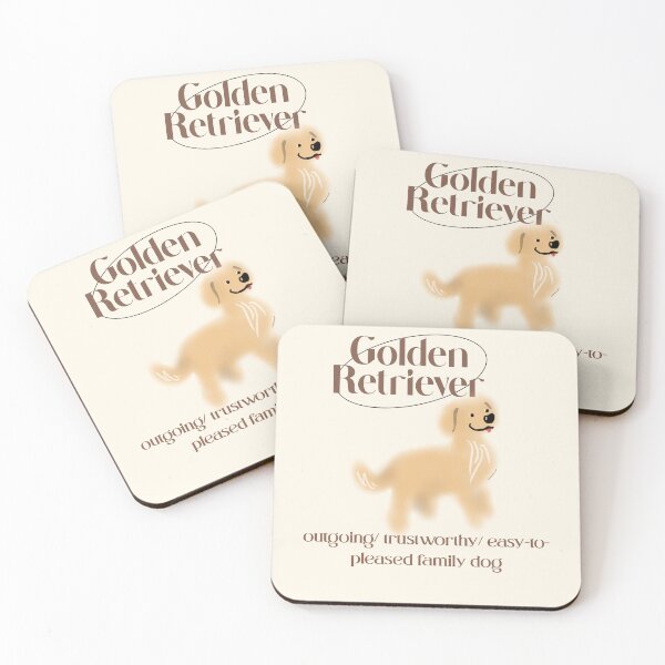 Item preview, Golden Retriever Personality Dog Pet Paw Lovers Animal designed and sold by Makeartwhynot.