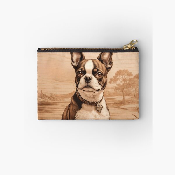 Item preview, Boston Terrier: The Lively Elegance of Wood (Pyro Pets Art - 105) designed and sold by pyropetsart.