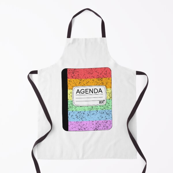 Item preview, Pastel Rainbow Subtle LGBTQ+ Pride Agenda Composition Notebook designed and sold by SentABear.