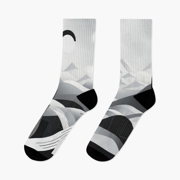 Artikelvorschau, Entdecken Sie "Simplistic & Minimalistic Snowy Winter Alps" mit Bauhaus-Flair entworfen und verkauft von ArtificialGenes.