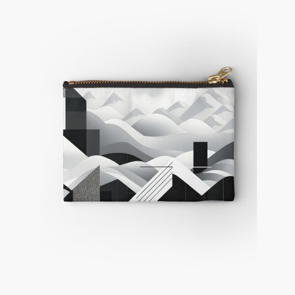 Artikelvorschau, Entdecken Sie "Simplistic & Minimalistic Snowy Winter Alps" mit Bauhaus-Flair entworfen und verkauft von ArtificialGenes.