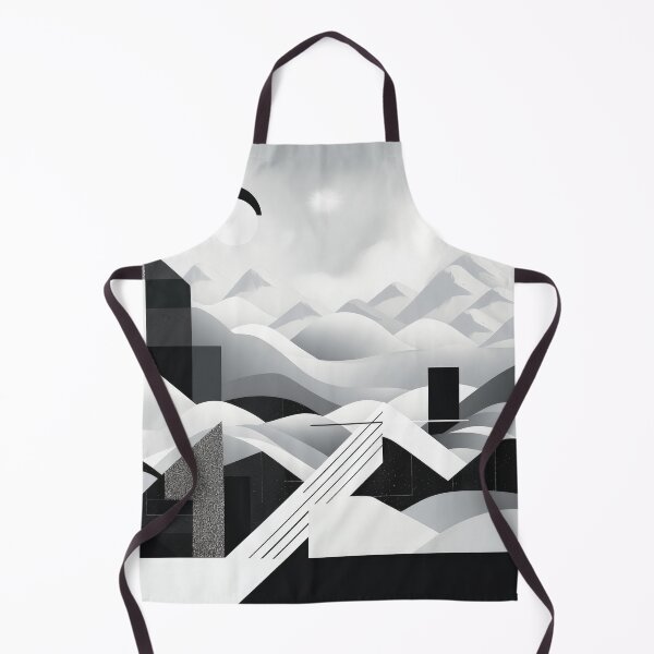 Artikelvorschau, Entdecken Sie "Simplistic & Minimalistic Snowy Winter Alps" mit Bauhaus-Flair entworfen und verkauft von ArtificialGenes.
