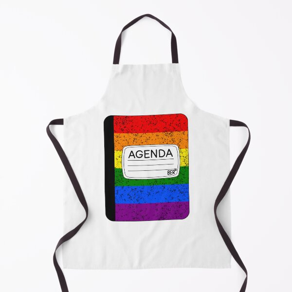 Item preview, Rainbow Subtle LGBTQ+ Pride Agenda Composition Notebook designed and sold by SentABear.