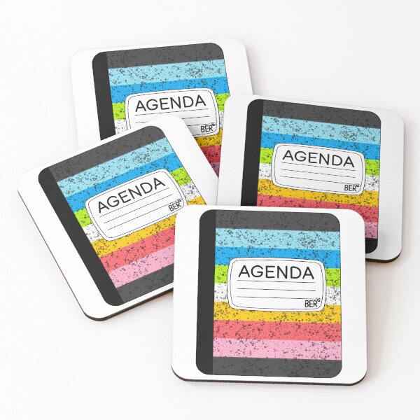 Item preview, Queer Subtle LGBTQ+ Pride Agenda Composition Notebook designed and sold by SentABear.