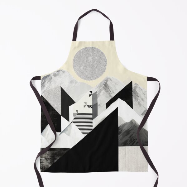 Item preview, Explore "Simplistic & Minimalistic Snowy Winter Alps" with Bauhaus Flair designed and sold by ArtificialGenes.