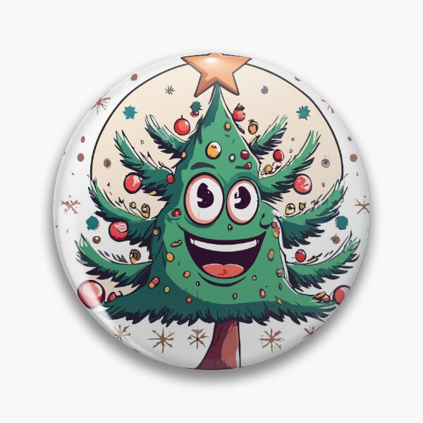 Artikelvorschau, Glücklicher Weihnachtsbaum entworfen und verkauft von PrimeInk.