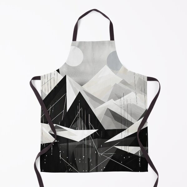 Artikelvorschau, Entdecken Sie "Simplistic & Minimalistic Snowy Winter Alps" mit Bauhaus-Flair entworfen und verkauft von ArtificialGenes.