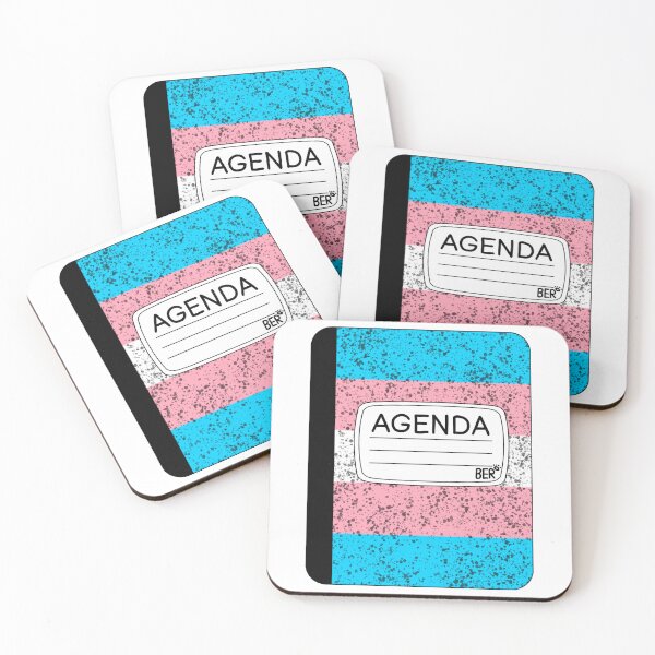 Item preview, Subtle Transgender LGBTQ+ Pride Agenda Composition Notebook designed and sold by SentABear.