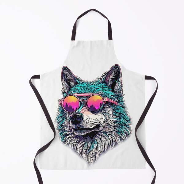 Item preview, The Wolf observing with his sunglasses designed and sold by Mahilis.