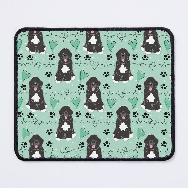 Item preview, LOVE Black White Newfie Newfoundland Landseer Dog 5 designed and sold by Lulupainting.