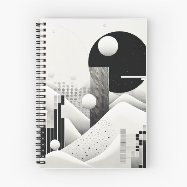 Item preview, Explore "Simplistic & Minimalistic Snowy Winter Alps" with Bauhaus Flair designed and sold by ArtificialGenes.