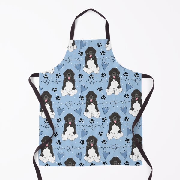 Item preview, LOVE Black White Newfie Newfoundland Landseer Dog 6 designed and sold by Lulupainting.