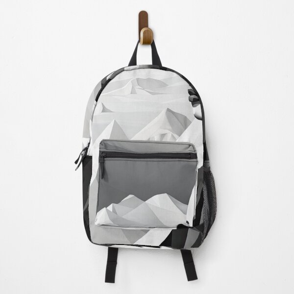 Item preview, Explore "Simplistic & Minimalistic Snowy Winter Alps" with Bauhaus Flair designed and sold by ArtificialGenes.