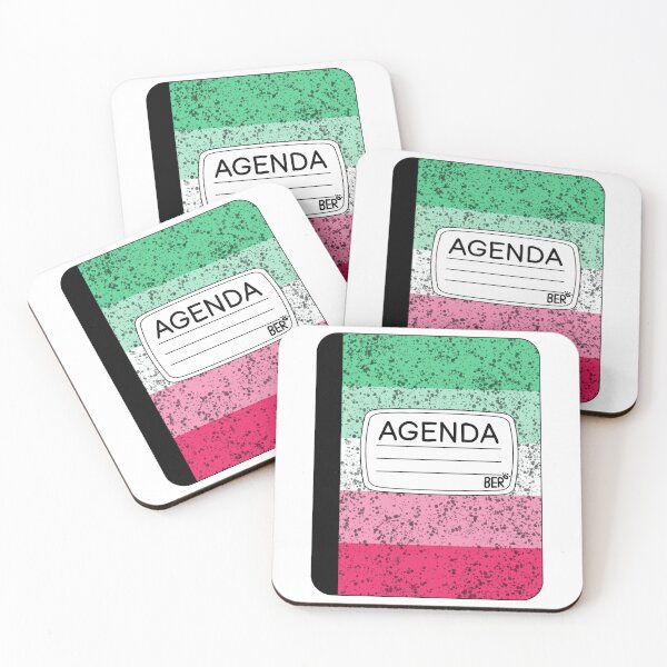 Item preview, Subtle Abrosexual LGBTQ+ Pride Agenda Composition Notebook designed and sold by SentABear.