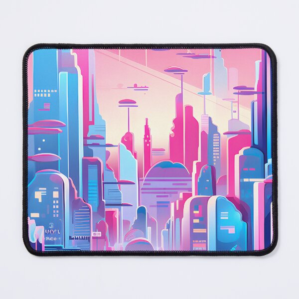 Item preview, Subtle Trans Pride Future City designed and sold by ArtliciousHUMAN.