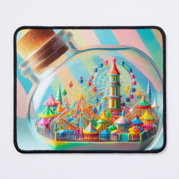 Item preview, An amusement park in a glass bottle. designed and sold by growing-mom.