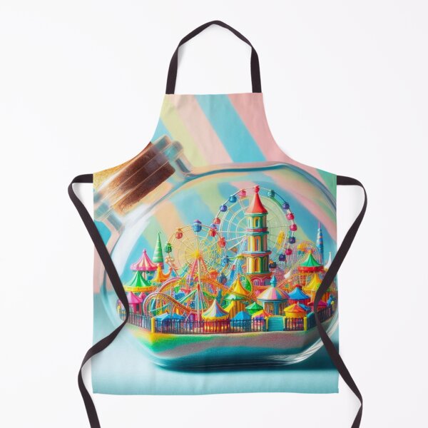 Item preview, An amusement park in a glass bottle. designed and sold by growing-mom.