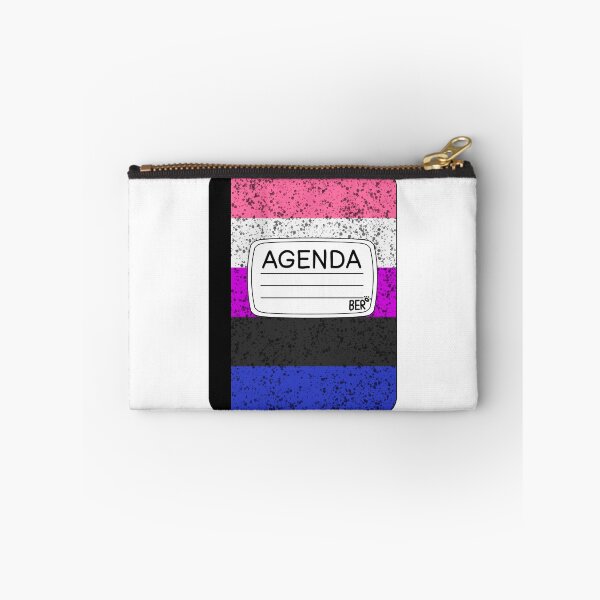 Item preview, Subtle Gender Fluid LGBTQ+ Pride Agenda Composition Notebook designed and sold by SentABear.