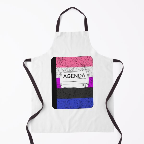Item preview, Subtle Gender Fluid LGBTQ+ Pride Agenda Composition Notebook designed and sold by SentABear.