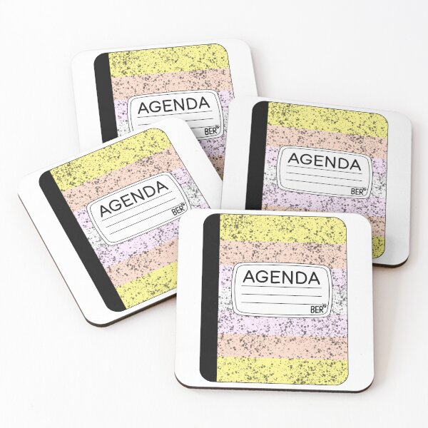 Item preview, Subtle Pangender LGBTQ+ Pride Agenda Composition Notebook designed and sold by SentABear.