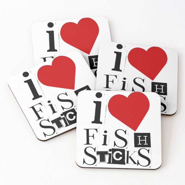 Item preview, I Heart Fish Sticks designed and sold by Eggroll the Cat.