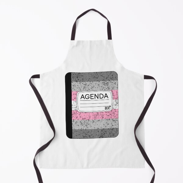 Item preview, Subtle Demigirl LGBTQ+ Pride Agenda Composition Notebook designed and sold by SentABear.