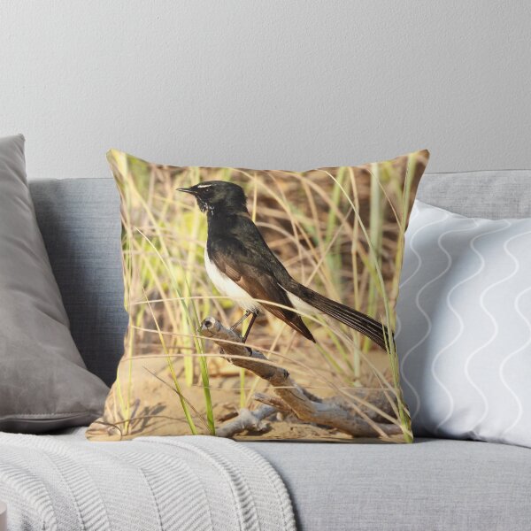 Item preview, Willy Wagtail on the lookout  designed and sold by Mark Grimsley.