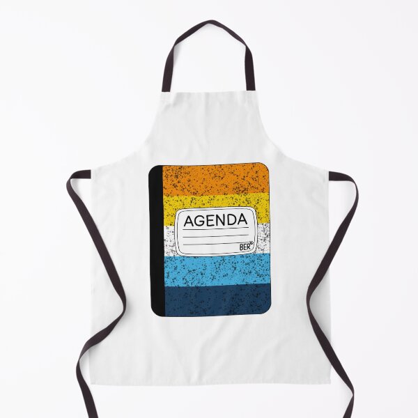 Item preview, Subtle AroAce LGBTQ+ Pride Agenda Composition Notebook designed and sold by SentABear.