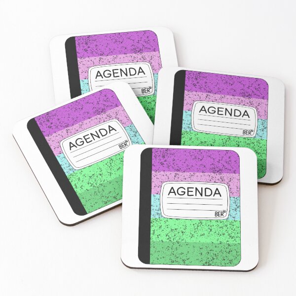 Item preview, Subtle Toric LGBTQ+ Pride Agenda Composition Notebook designed and sold by SentABear.