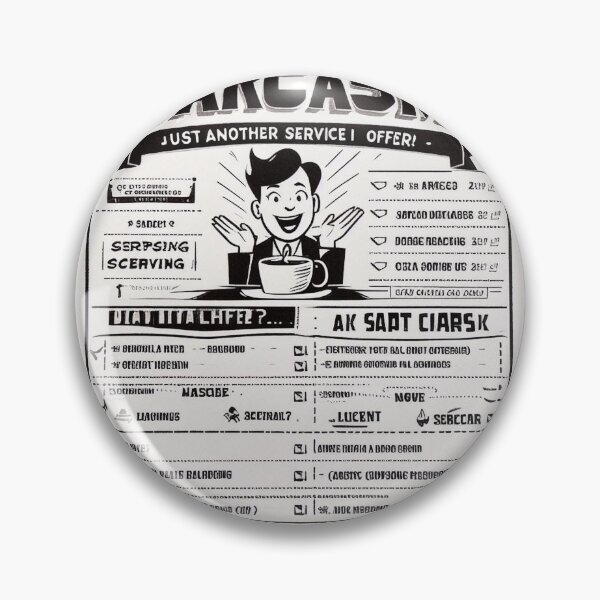 Item preview, Sarcasm Just Another Service I Offer designed and sold by Wonderall.