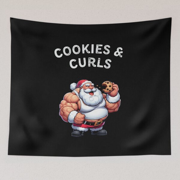 Item preview, Santa Claus cookies and curls designed and sold by SeeingBeyond.