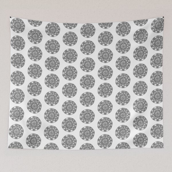 Item preview, madala doodle zentangle aesthetic art design designed and sold by cgnewman00.