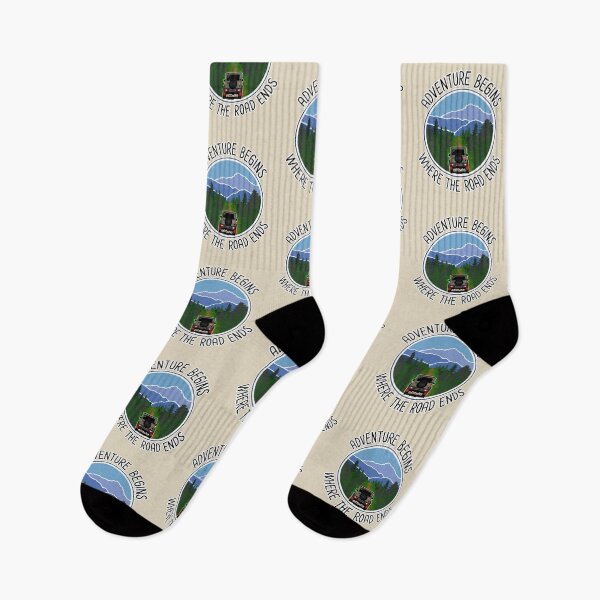 Item preview, Adventure Begins Where The Road Ends ~ Heritage Green Edition   designed and sold by ZookiniYellow.