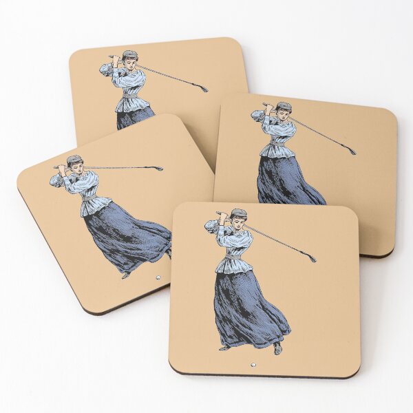 Item preview, Vintage 19th Century Golfing Woman Swinging the Golf Club URM designed and sold by urmaddad.
