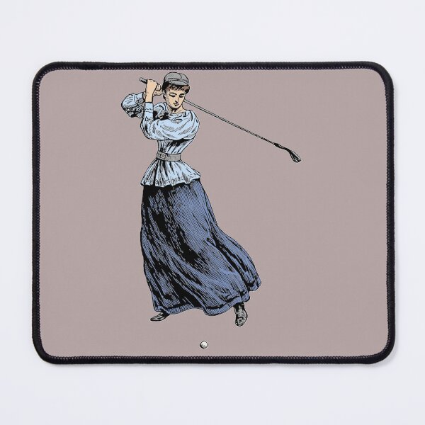 Item preview, Vintage 19th Century Golfing Woman Swinging the Golf Club URM designed and sold by urmaddad.