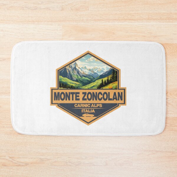 Item preview, Monte Zoncolan Italy Travel Art Badge designed and sold by KrisSidDesigns.
