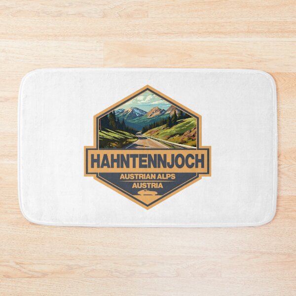Item preview, Hahntennjoch Austria Travel Art Badge designed and sold by KrisSidDesigns.