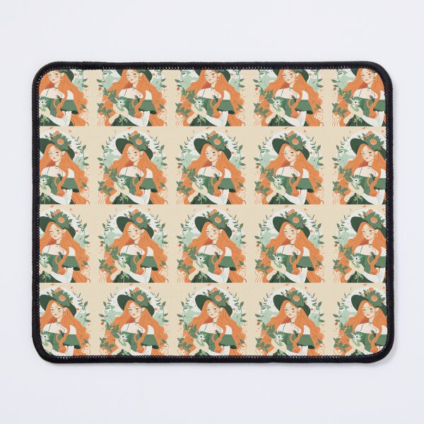 Item preview, witch with flower designed and sold by ivs00.