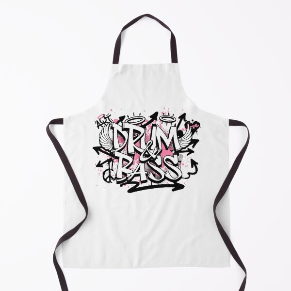 Item preview, DRUM AND BASS - Grafitti Steez (pink/black) designed and sold by Discothreadz.