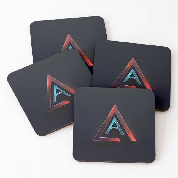 Item preview, Neon "A" Triangle: Abstract Logo designed and sold by aigcx.